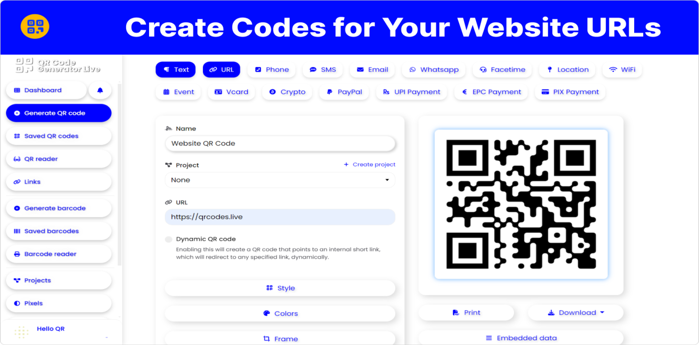 Free QR Code Generator for Website – Blog