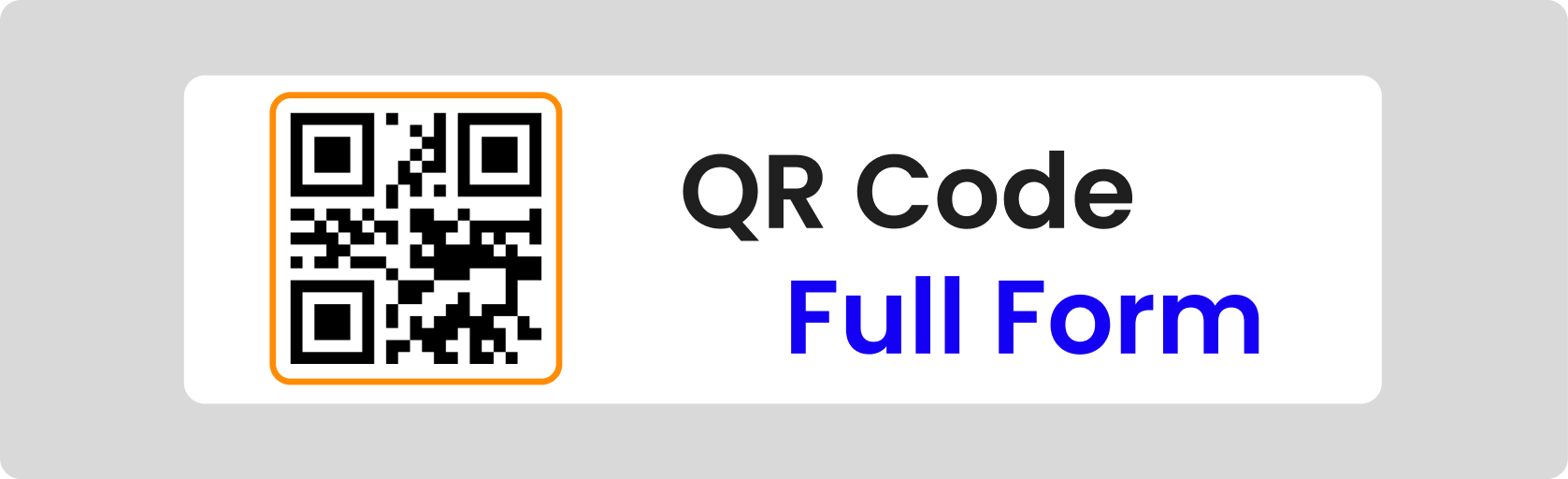 QR Code Full Form