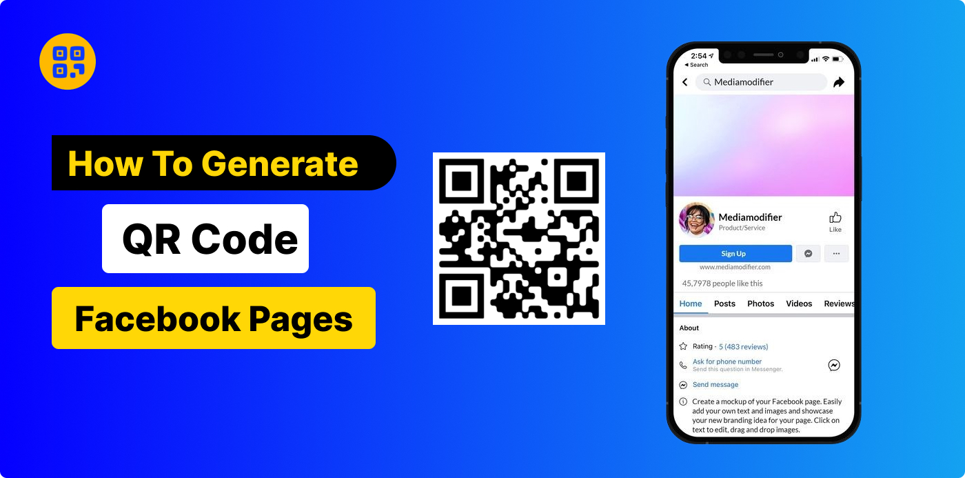 How to Generate QR code for Facebook page